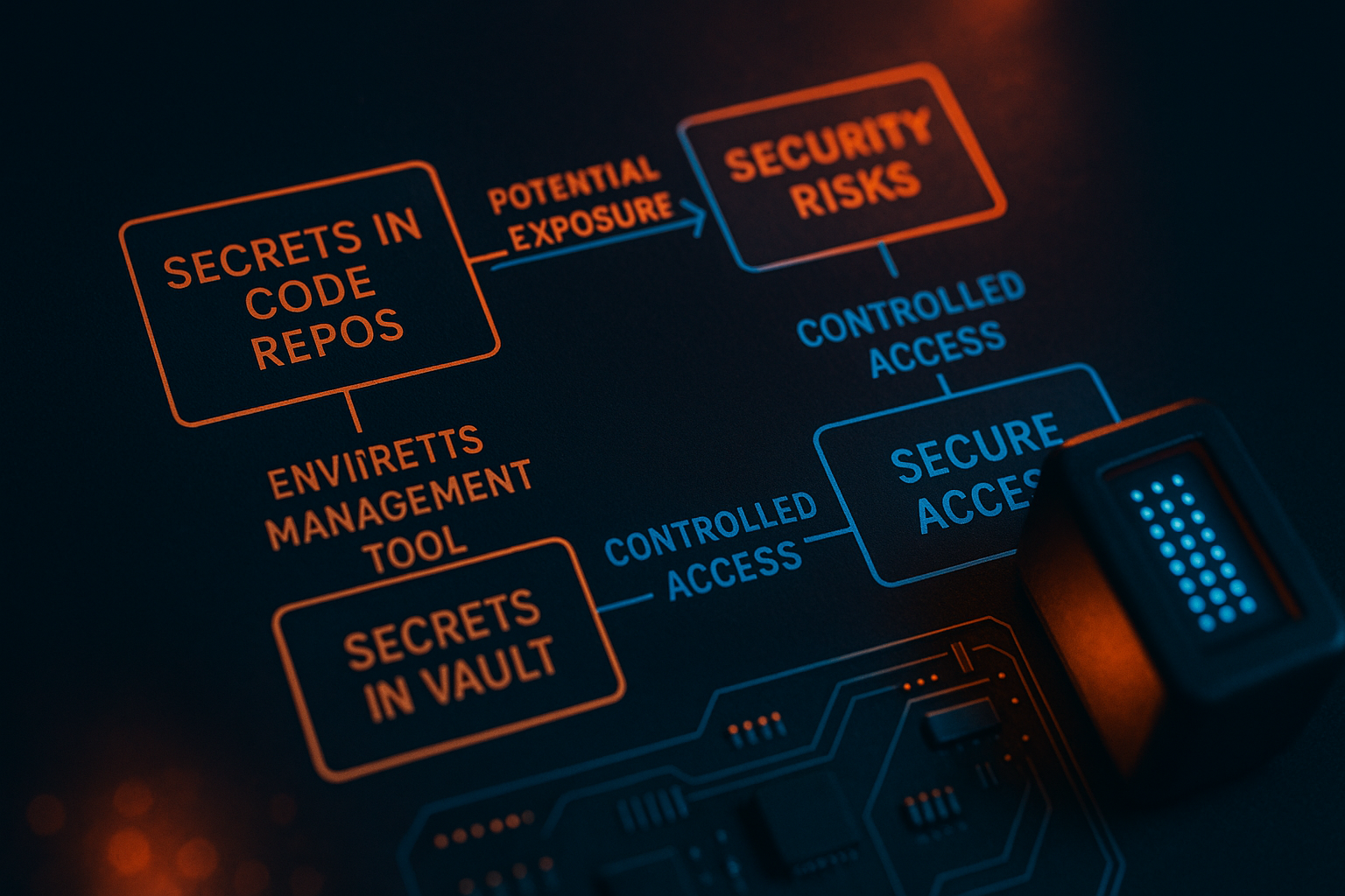 AI-generated image for Why Secrets Belong in a Vault, Not in Environment Variables